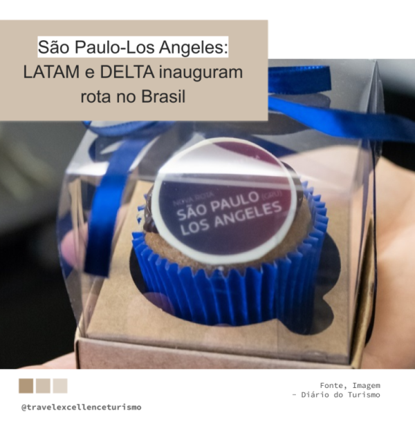 São Paulo-Los Angeles: LATAM e DELTA inauguram rota no Brasil