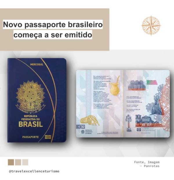 Novo passaporte brasileiro começa a ser emitido