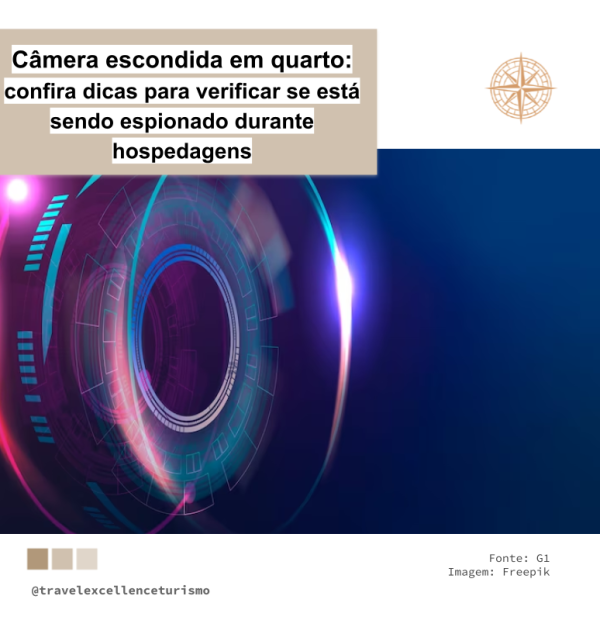 Câmera escondida em quarto: confira dicas para verificar se está sendo espionado durante hospedagens