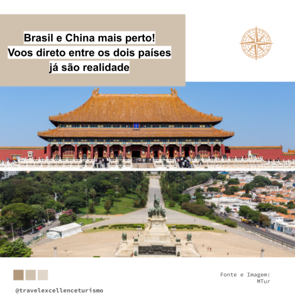 Brasil e China mais perto! Voos direto entre os dois países já são realidade