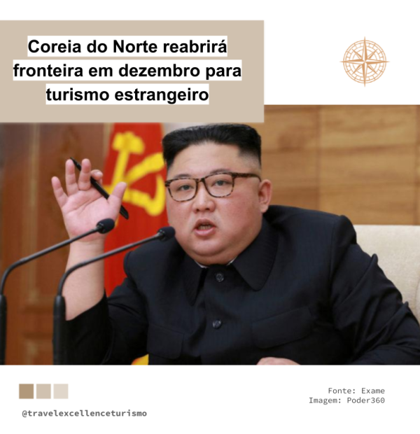 Coreia do Norte reabrirá fronteira em dezembro para turismo estrangeiro