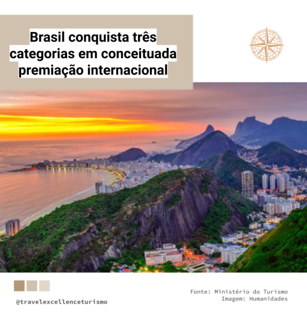 Brasil conquista três categorias em conceituada premiação internacional