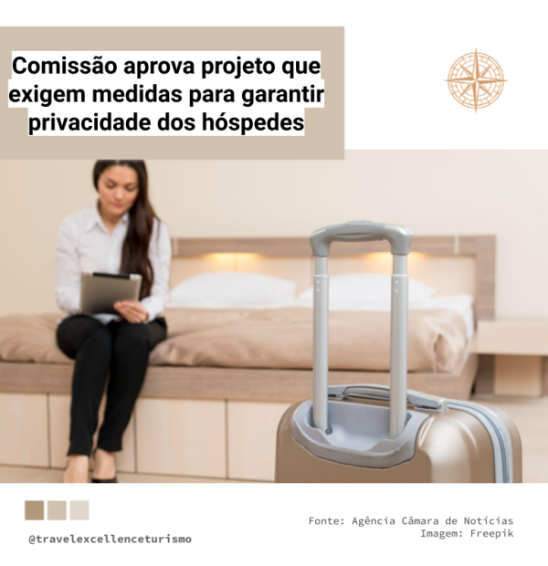 Comissão aprova projeto que exigem medidas para garantir privacidade dos hóspedes