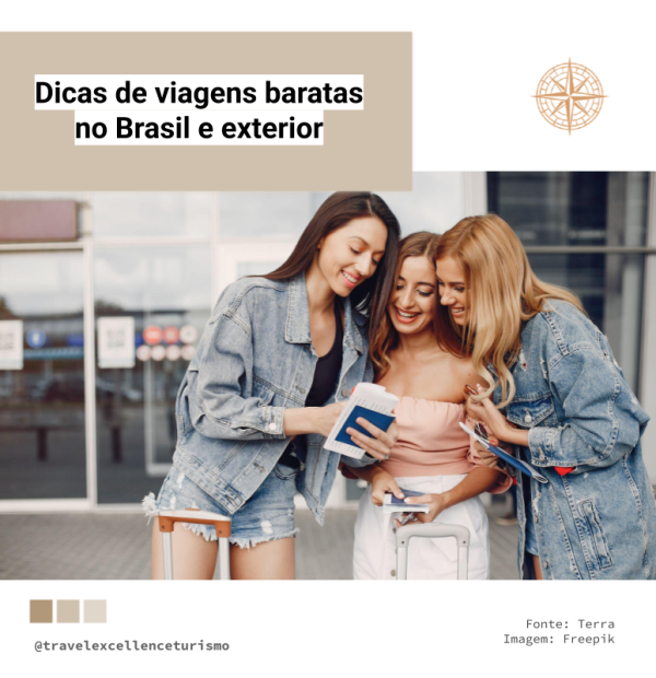 Dicas de viagens baratas no Brasil e exterior