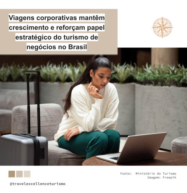Viagens corporativas mantêm crescimento e reforçam papel estratégico do turismo de negócios no Brasil