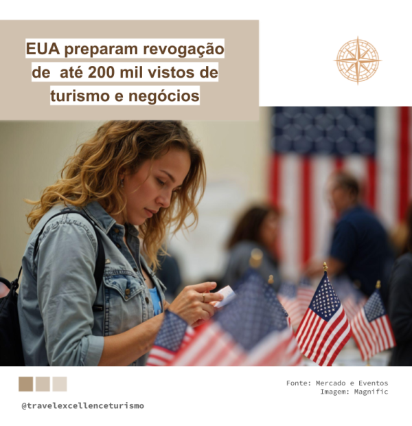 EUA preparam revogação de até 200 mil vistos de turismo e negócios