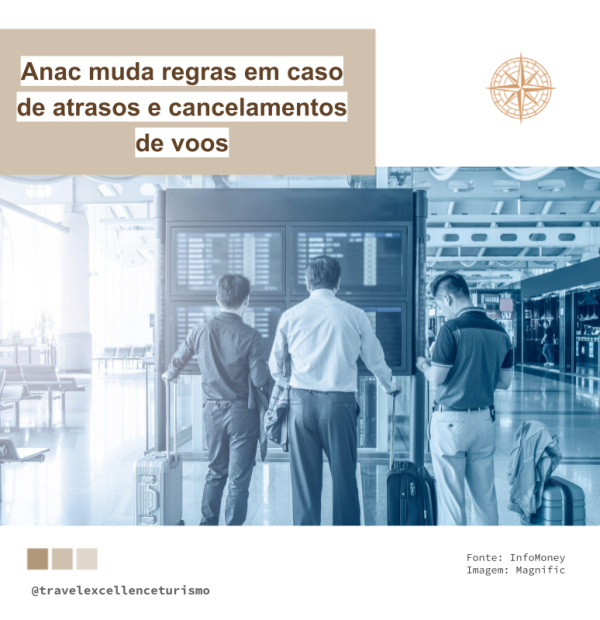 Anac muda regras em caso de atrasos e cancelamentos de voos