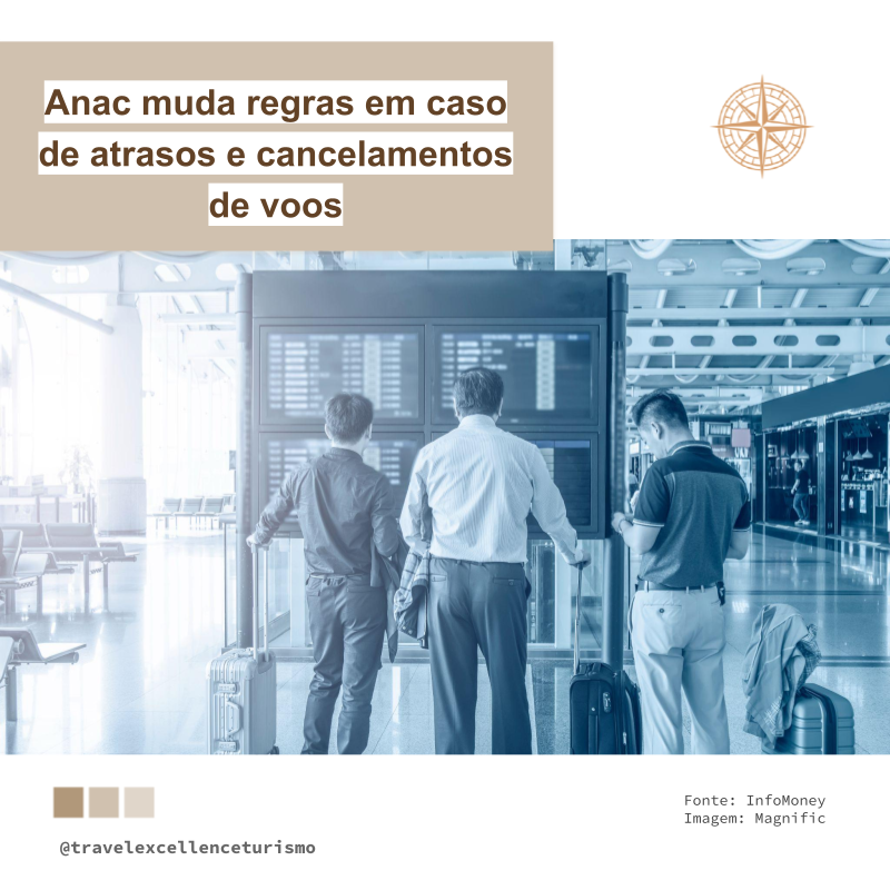 Anac muda regras em caso de atrasos e cancelamentos de voos